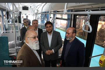 رونمایی از ۱۰۰ دستگاه اتوبوس ناوگان حمل و نقل عمومی شهر تهران 28