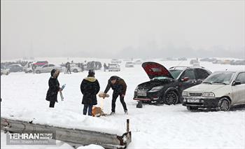 بارش برف در تهران 8
