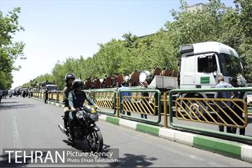 تشییع پیکر شهدای حادثه تروریستی تهران 1