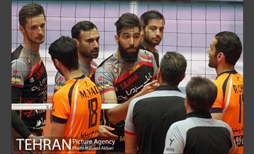 دیدار تیم های والیبال بانک سرمایه  و سایپا تهران