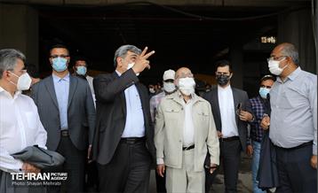 بازدید پیروز حناچی و مهدی چمران از پروژه خانه شهر(بلدیه قدیم) 31