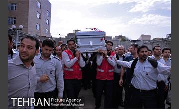 تشییع پیکر شهید آتشنشان علی قانع 14