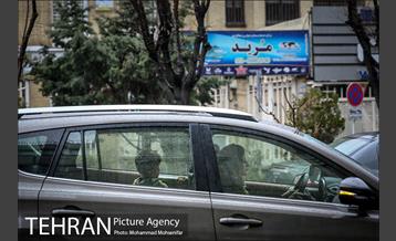 بارش باران بهاری در تهران 16