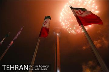 جشن نور نیمه شعبان در برج میلاد تهران 6