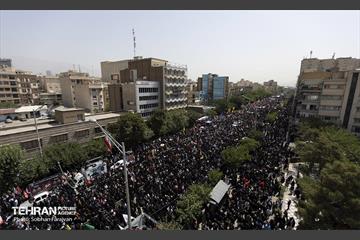 تشییع شهدای اقتدار ملی در تهران 43