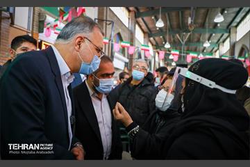 بازدید شهردار تهران از فروشگاه شهروند و میادین میوه تره بار 11