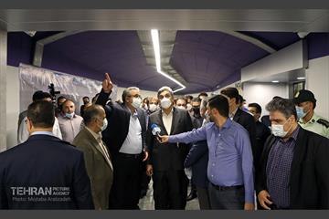 آیین افتتاح و بهره برداری ورودی شرقی زیرگذر گلوبندگ 13