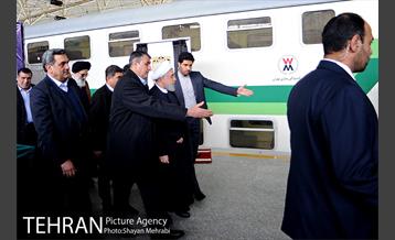 آیین بهره برداری از قطار برقی گلشهر به هشتگرد 15