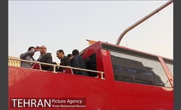 آیین رونمایی و بهره برداری از ناوگان حمل و نقل پاک با حضور دکتر قالیباف 32