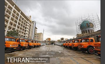 آیین اهدا ماشین آلات تهیه شده توسط شهرداری تهران به مناطق زلزله زده استان کرمانشاه 1