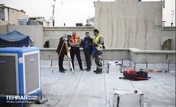 آتش سوزی در خیابان بهار تهران 49