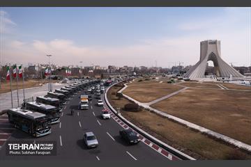 آیین رونمایی و ورود ناوگان حمل‌ونقل برقی شهر تهران 25