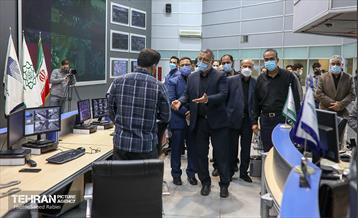 حضور شهردار تهران در مرکز کنترل ترافیک شهرداری تهران 40