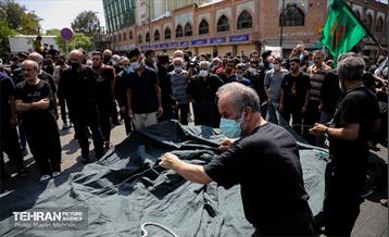 خیمه سوزان ظهر عاشورا در چهار راه گلوبندک  3