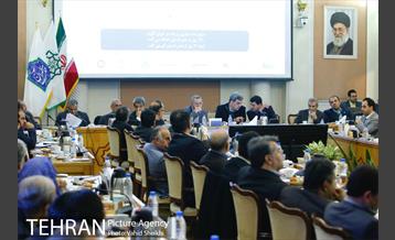 نشست شورای معاونین، مشاوران و شهرداران مناطق ۲۲گانه و مراسم تکریم و معارفه فرمانده یگان حفاظت شهرداری تهران 12