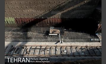 مراسم ورود ماشین حفار به ایستگاه B7 خط 7مترو 8