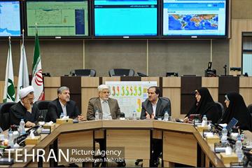 بازدید مجمع نمایندگان تهران در مجلس شورای اسلامی از ستاد مدیریت بحران شهر تهران 18