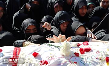 تشییع و تدفین شهید گمنام در دانشگاه فرهنگیان 5