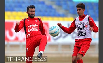 تمرین تیم فوتبال پرسپولیس تهران