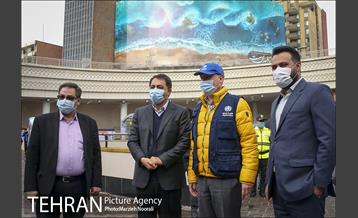 بازدید نماینده سازمان بهداشت جهانى از پویش سفر سلامت 15