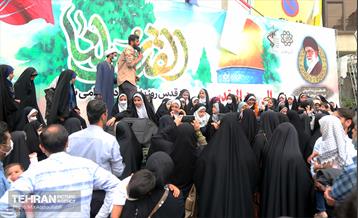 پردیس های فرهنگی شهرداری تهران در مسیر راهپیمایی روز قدس 19