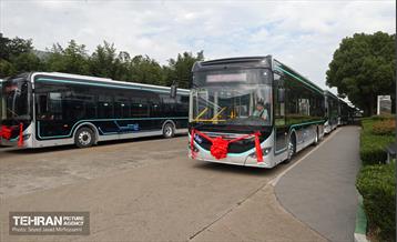 آیین رونمایی و تحویل 110 دستگاه اتوبوس جدید برقی پایتخت در کشور چین 21