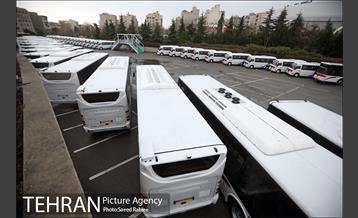 آیین بهره برداری از ۱۱۰ دستگاه اتوبوس و مینی بوس ناوگان حمل و نقل عمومی تهران 15