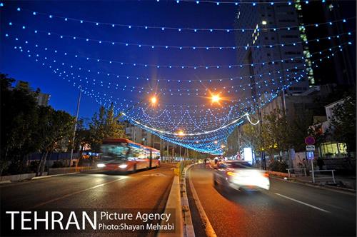 تونل نوری از میدان ونک تا بلوار میرداماد 2