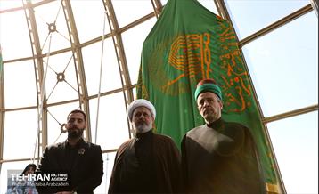 آیین اهتزاز پرچم گنبد ائمه اطهار "گنبد عاشقی" 14