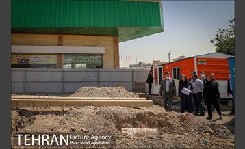 بازدید مهندس شاپور رستمی معاون هماهنگی و امور مناطق شهرداری تهران از پروژه های منطقه ۸ 7