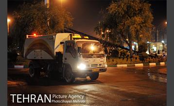 شروع بکار نیروهای خدمات شهری بعد از پایان مراسم ارتحال امام خمینی (ره) 20