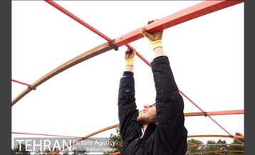 آماده سازی قطعه 50 برای شهدا آتش نشان 14