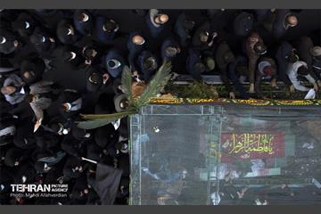 مراسم تشییع پیکر ۱۵۰ شهید گمنام در تهران 13