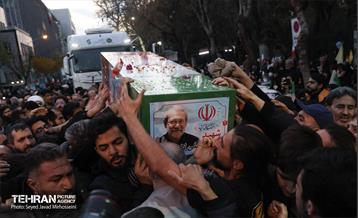 مراسم تشییع «علی لاریجانی»، «غلامرضا سلیمانی» و قهرمانان «ناو دنا» 3