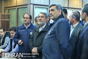 بازدید وزیر کشور از ستاد بحران شهر تهران 4
