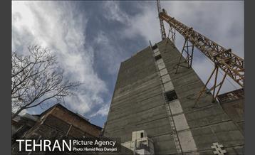 بازدید فتاح رئیس بنیاد مستضعفان از ساختمان پلاسکو 3