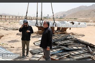 بازدید سخنگوی شهرداری تهران از ایستگاه متروی دولت آباد
