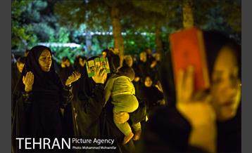 مراسم احیای شب بیست‌ویکم ماه مبارک رمضان در بهشت زهرا (س) 33