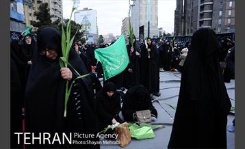 عزاداری شهادت حضرت زهرا(س) در میدان فاطمی  38