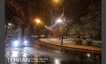 بارش اولین برف پاییزی تهران 31