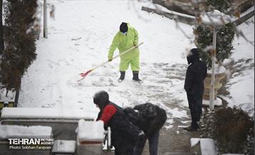 روز برفی تهران 25