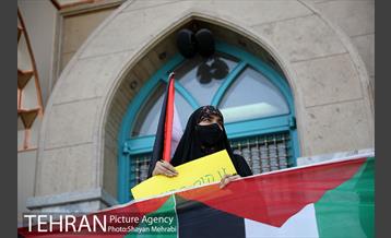 تجمع دانشجویی و مردمی در حمایت از مردم فلسطین 4