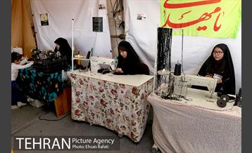 ارائه خدمات نیرو های خادم الحسین (ع) در مرز شلمچه  15