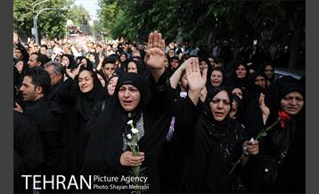 مراسم تشییع پیکر شهید آتش نشان علی قانع 16