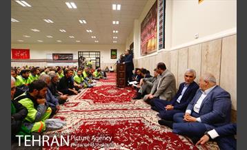 مراسم اعزام کاروان خادم الحسین (ع) شهرداری تهران به عتبات عالیات با حضور شهردار تهران 35