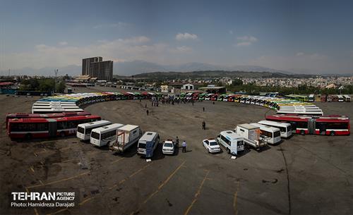 رونمایی از ۴۰ دستگاه اتوبوس شرکت واحد 1