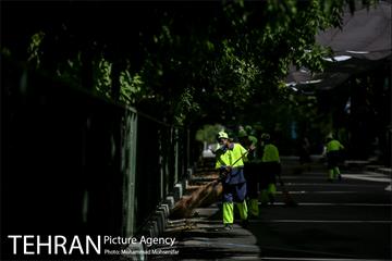 آماده سازی دانشگاه تهران برای نماز جمعه 10