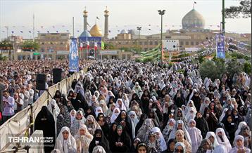 اقامه نماز عید فطر در حرم حضرت عبدالعظیم حسنی(ع) 23