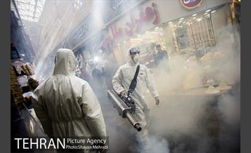 ضدعفونی و پاکسازی بازار تجریش 35