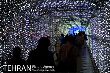تونل نوری بوستان دانشجو به مناسبت دهه کرامت 1